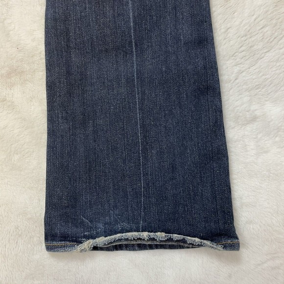 7 for All Mankind Dark Wash Mid Rise Bootcut Jeans Style U075080u 080u Sz 27 - Picture 11 of 11